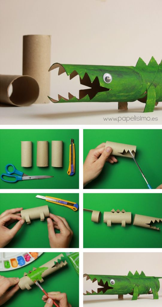ideias de reciclagem com rolinhos de papel